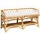 Baxton Studio Leryn Modern Bohemian Natural Brown Rattan Bench