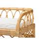 5_Baxton Studio Leryn Modern Bohemian Natural Brown Rattan Bench more views