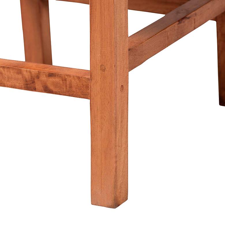 Image 3 Baxton Studio Lesia 24 1/2" Natural Brown Counter Stool more views