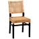 Baxton Studio Lesia Natural Brown Rattan Dining Chair