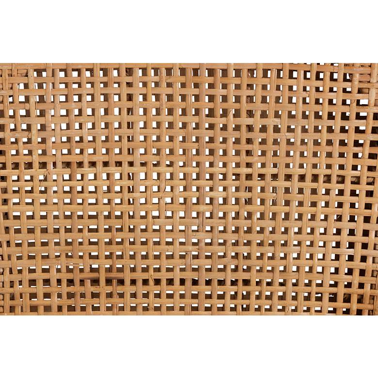 Image 5 Baxton Studio Lesia Natural Brown Rattan Dining Chair more views