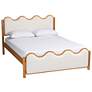 2_Baxton Studio Lilia Modern Scalloped Cream Boucle Queen Platform Bed