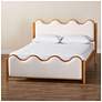 1_Baxton Studio Lilia Modern Scalloped Cream Boucle Queen Platform Bed