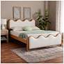 3_Baxton Studio Lilia Modern Scalloped Cream Boucle Queen Platform Bed more views