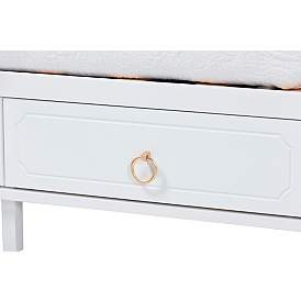 Image3 of Baxton Studio Lowri White Wood Twin Size 3-Drawer Daybed more views