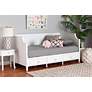 Baxton Studio Lowri White Wood Twin Size 3-Drawer Daybed