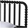 6_Baxton Studio Lucera Mid-Century Black Twin Size Bobbin Bed more views