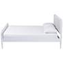 4_Baxton Studio Lucera Mid-Century White Full Size Bobbin Bed more views