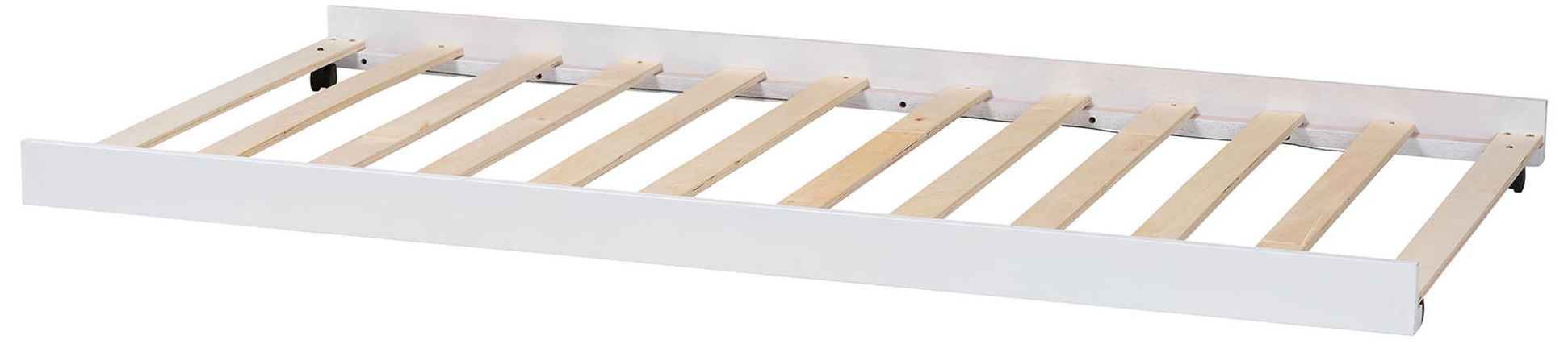 Image 4 Baxton Studio Lucera Trundle - Underbed Low-Profile Roll Base, Twin, White more views