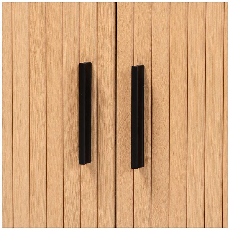 Image 6 Baxton Studio Lucia Fluted Wood Sideboard - Buffet Cabinet more views