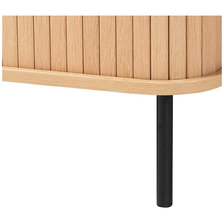 Image 7 Baxton Studio Lucia Fluted Wood Sideboard - Buffet Cabinet more views