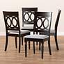 2_Baxton Studio Lucie Grey Fabric Upholstered Wood Dining Chair more views