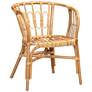 Thumbnail2 of Baxton Studio Luxio Natural Rattan Dining Chair