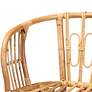 Baxton Studio Luxio Natural Rattan Dining Chair