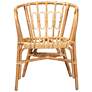 Baxton Studio Luxio Natural Rattan Dining Chair