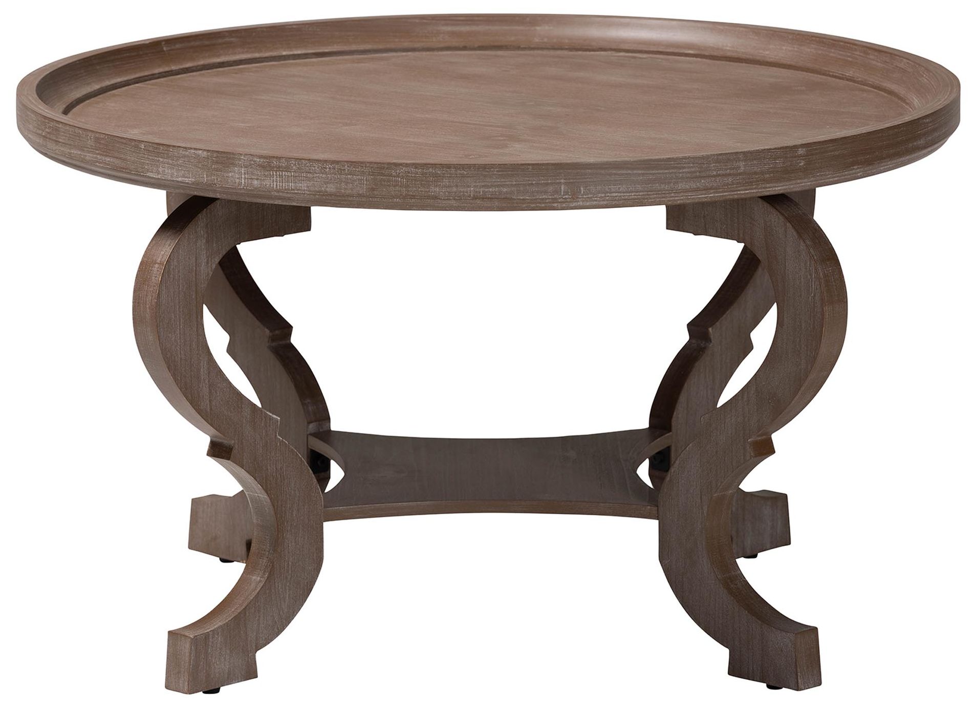 Image 3 Baxton Studio Madrona French Country Antique Brown Wood Coffee Table more views