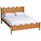 Baxton Studio Malaya Modern Oak Brown Wood Queen Platform Bed