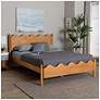 3_Baxton Studio Malaya Modern Oak Brown Wood Queen Platform Bed more views