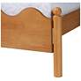 7_Baxton Studio Malaya Modern Oak Brown Wood Queen Platform Bed more views