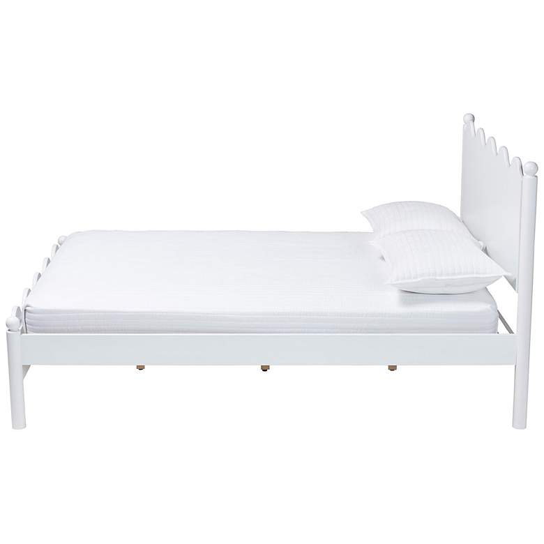 Image 4 Baxton Studio Malaya Modern White Wood Full Platform Bed more views