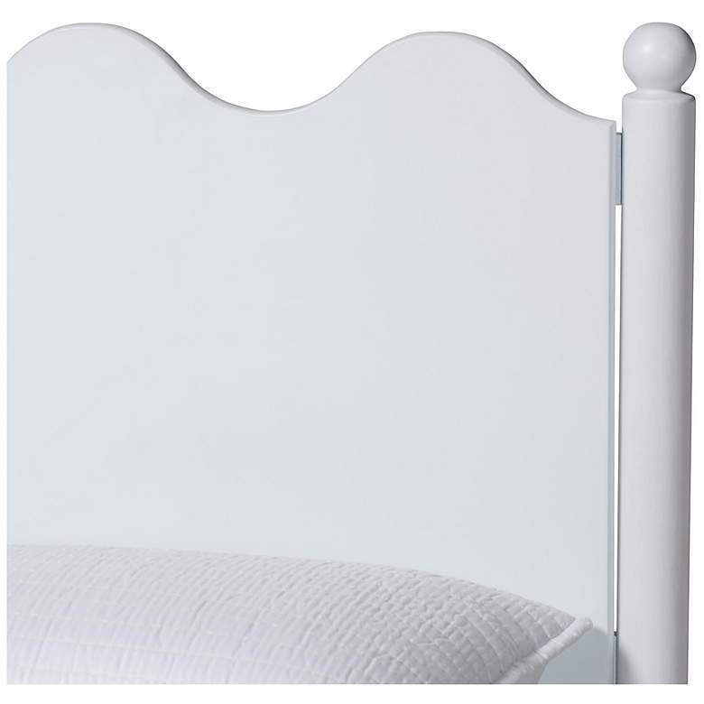 Image 6 Baxton Studio Malaya Modern White Wood Full Platform Bed more views