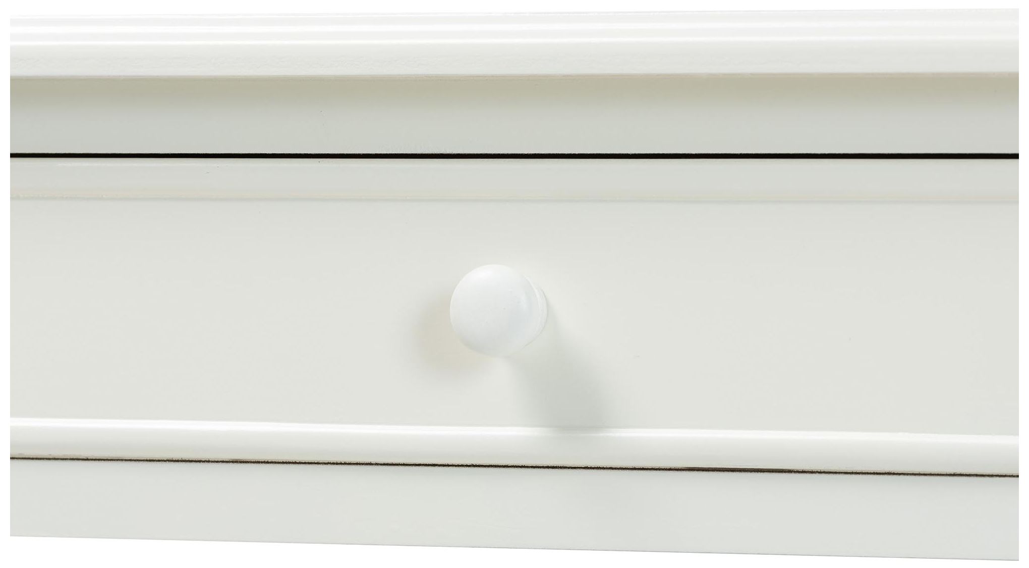 Image 7 Baxton Studio Malinda White Wood 2-Drawer Console Table with Spindle Legs more views