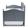 Baxton Studio Mara Gray Twin Daybed with Roll-Out Trundle