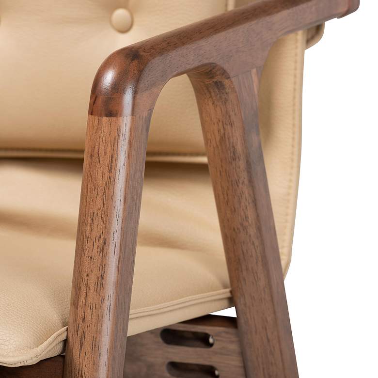 Image 4 Baxton Studio Marcena Tufted Beige Dining Chairs Set of 2 more views