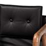Thumbnail3 of Baxton Studio Marcena Tufted Black Dining Chairs Set of 2 more views
