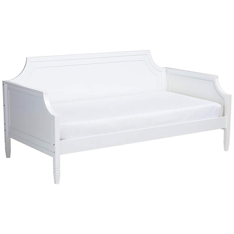 Image 2 Baxton Studio Mariana White Wood Full Size Daybed
