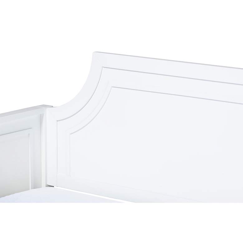Image 3 Baxton Studio Mariana White Wood Full Size Daybed more views