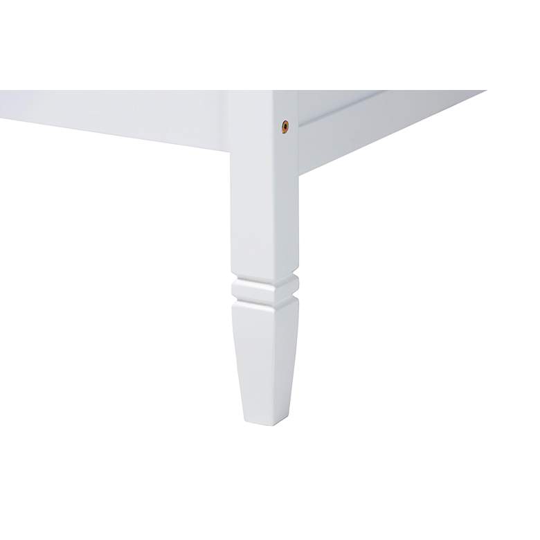 Image 4 Baxton Studio Mariana White Wood Full Size Daybed more views
