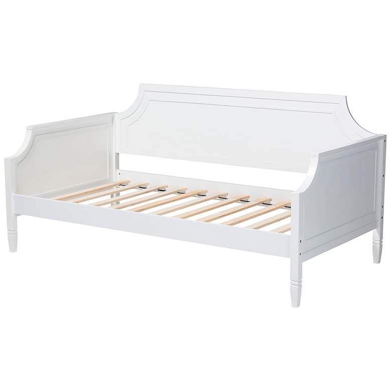 Image 7 Baxton Studio Mariana White Wood Full Size Daybed more views