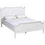 Baxton Studio Mariana White Wood Queen Platform Bed