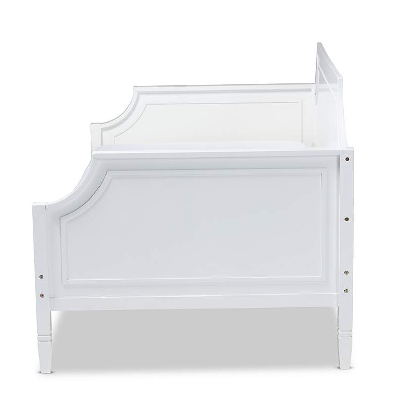 Image 3 Baxton Studio Mariana White Wood Twin Daybed more views