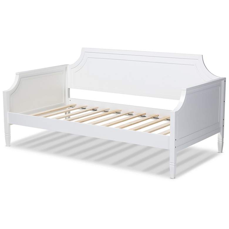 Baxton Studio Mariana White Wood Twin Daybed more views