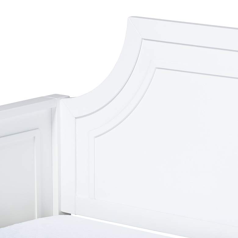 Image 5 Baxton Studio Mariana White Wood Twin Daybed more views