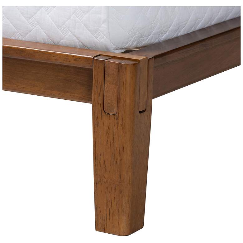Image 7 Baxton Studio Mariette Dark Grey Teddy Fabric Queen Bed more views