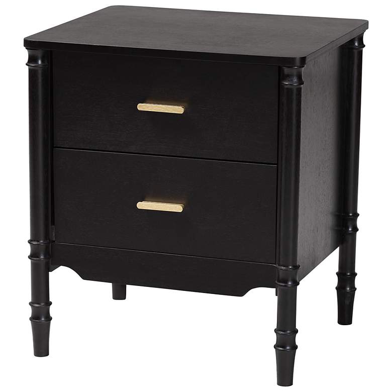 Image 6 Baxton Studio Marisela 4-Piece Black King Size Bedroom Set more views
