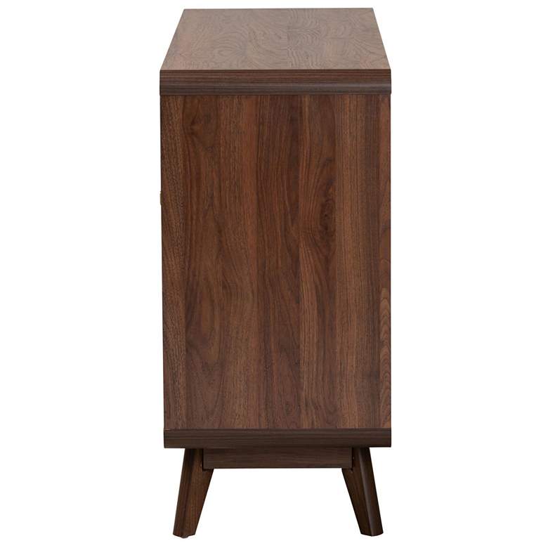 Image 5 Baxton Studio Markell Walnut Brown Finished Wood 6-Drawer Dresser more views