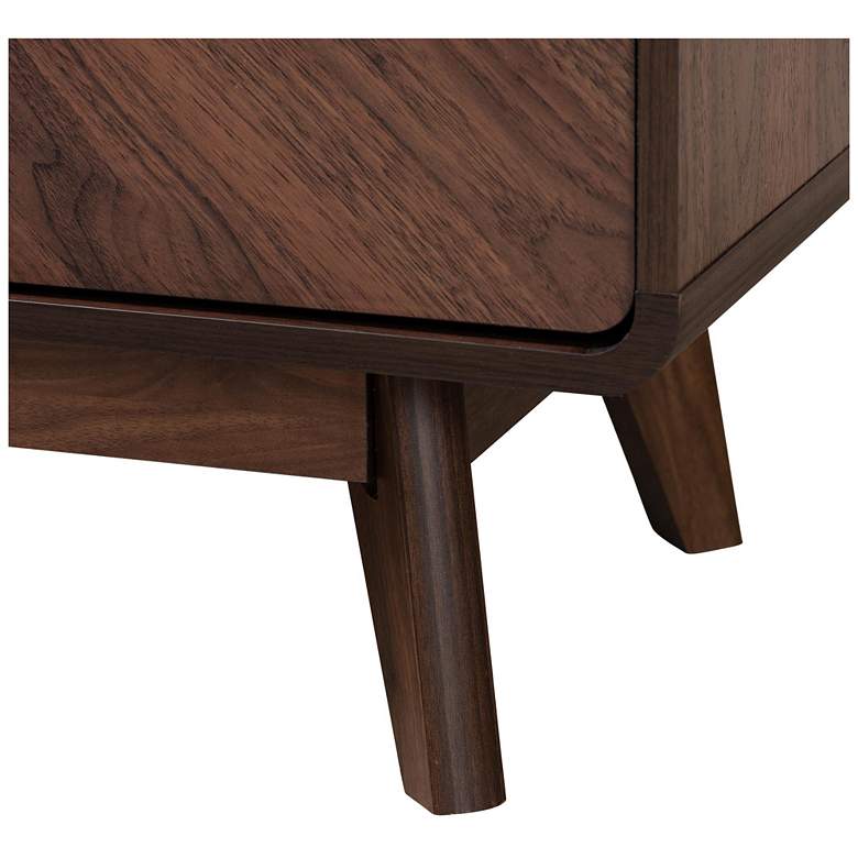 Image 7 Baxton Studio Markell Walnut Brown Finished Wood 6-Drawer Dresser more views