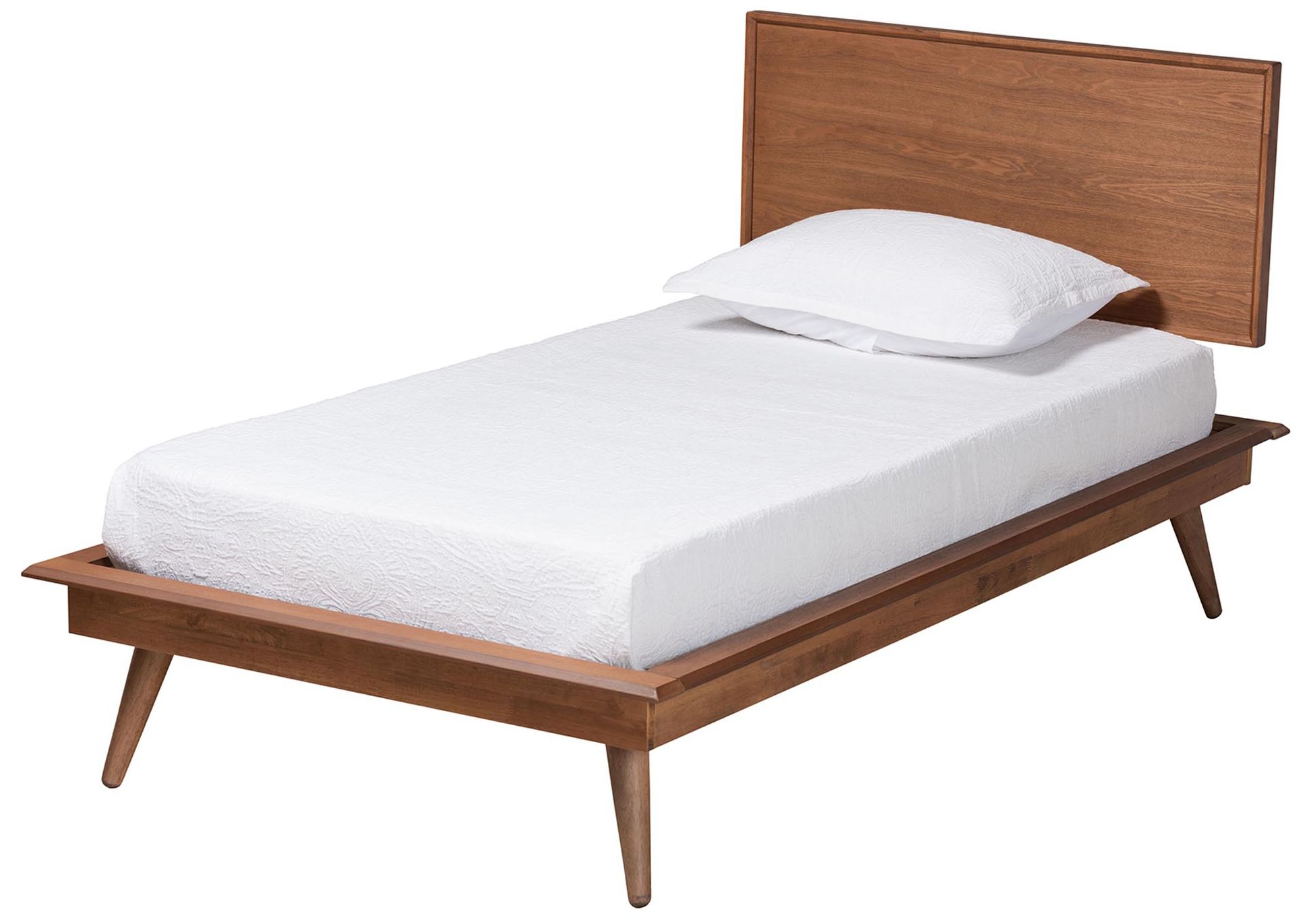 Thumbnail4 of Baxton Studio Melora Wood and Rattan Twin Size 3-Piece Bedroom Set more views