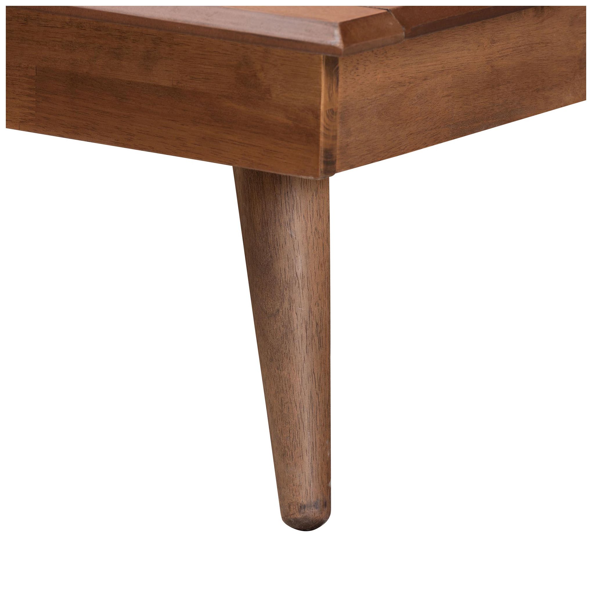 Baxton Studio Melora Wood and Rattan Twin Size 3-Piece Bedroom Set