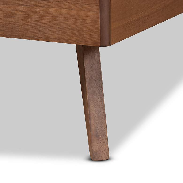 Image 4 Baxton Studio Michi Walnut Brown Twin Size Platform Bed more views