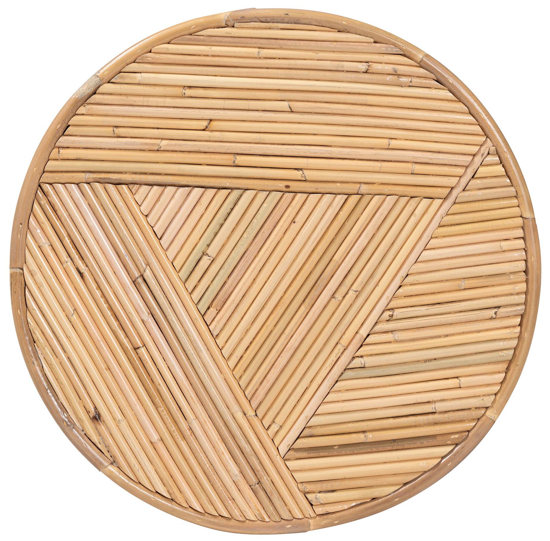Image 5 Baxton Studio Milagra Modern Bohemian Natural Rattan End Table more views