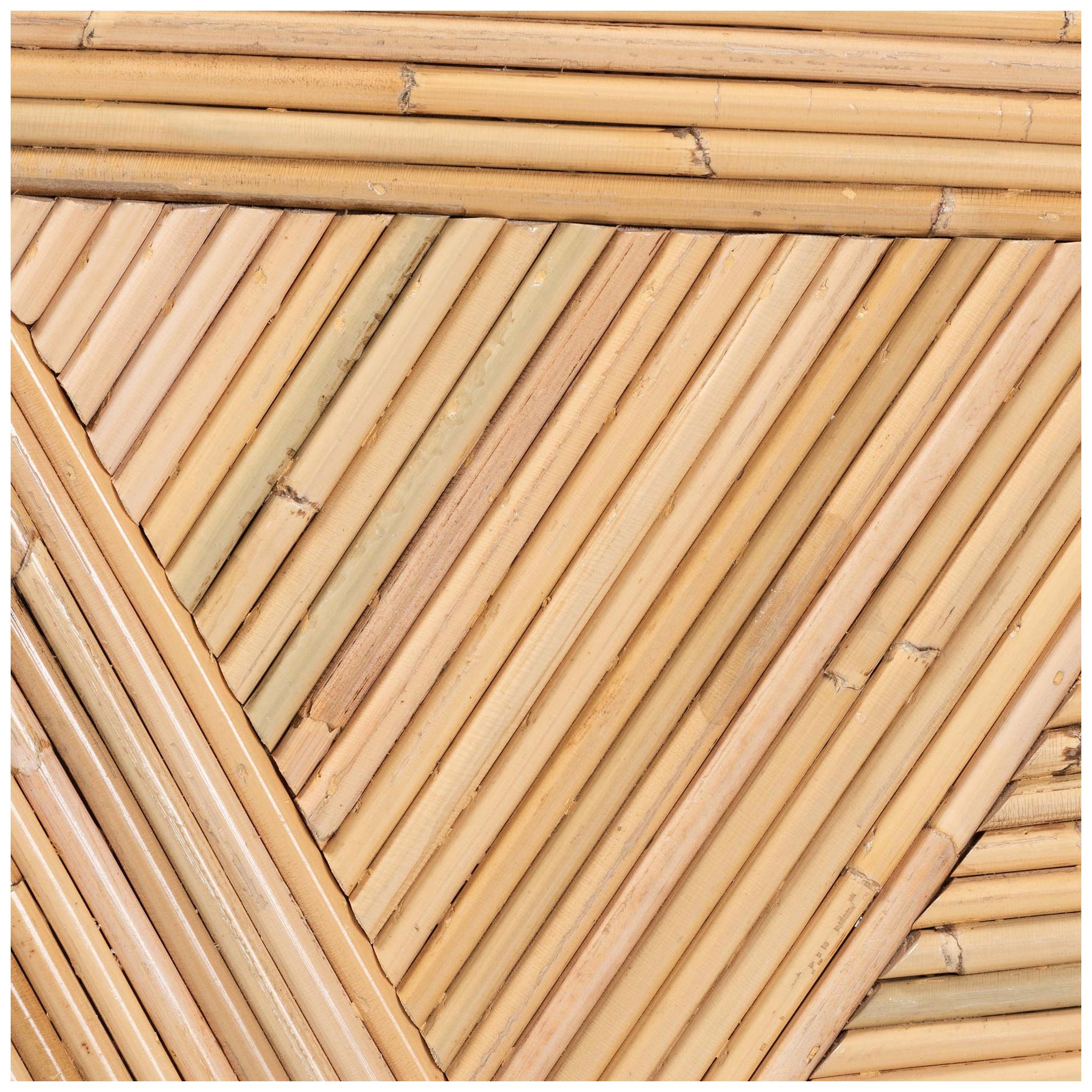 Image 6 Baxton Studio Milagra Modern Bohemian Natural Rattan End Table more views