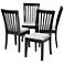Baxton Studio Minette Gray Fabric Upholstered Wood Dining Chair