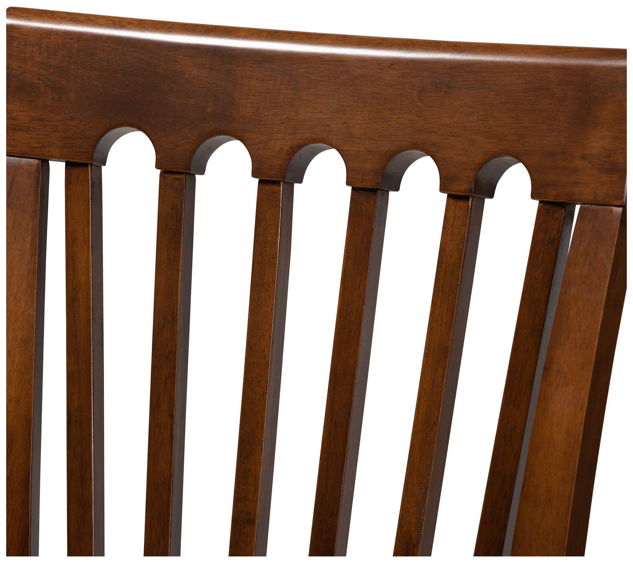 Image 3 Baxton Studio Minette Grey Fabric Upholstered Wood Dining Chair Set more views