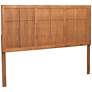 Thumbnail2 of Baxton Studio Monroe Ash Walnut Rubberwood King Headboard