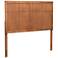 Baxton Studio Monroe Ash Walnut Rubberwood Headboard